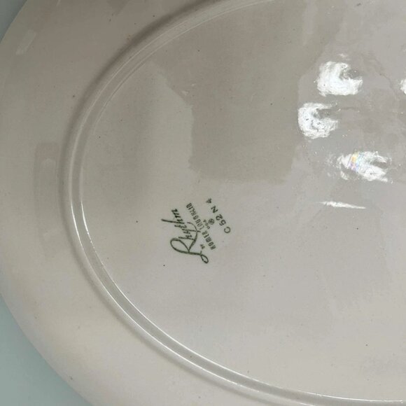 1951 Vintage Homer Laughlin Rhythm American Provincial Oval Platter Replacement - Picture 4 of 4